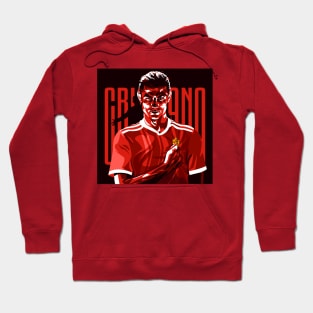 Cristiano Ronaldo Manchester United Red Hoodie